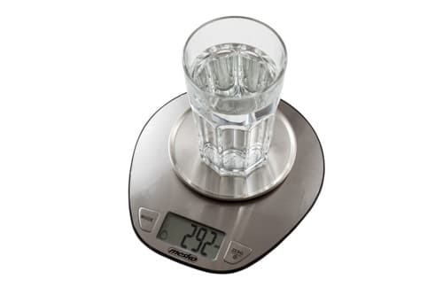 Mesko Home MS 3152, Elektronisk kjøkkenvekt, 5 kg, 1 g, Rustfritt stål, Rustfritt stål, Benkeplate