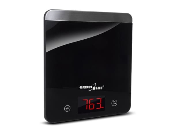 Greenblue 53517, Elektronisk köksvåg, 5 kg, 1 g, Svart, Bänkdiskmaskin, Rektangel