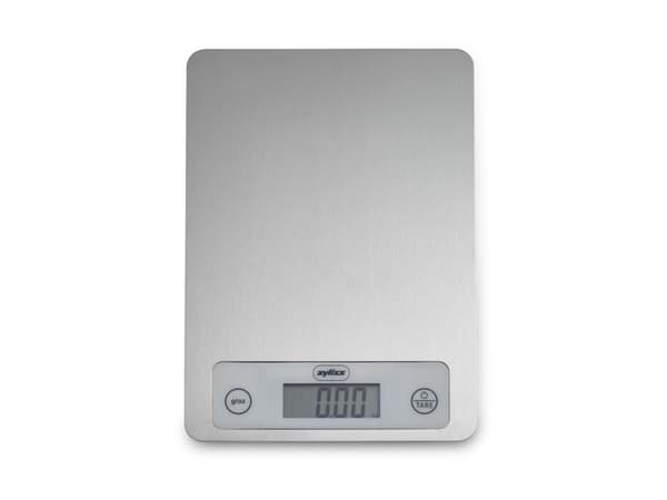 Zyliss E970048, Elektronisk kjøkkenvekt, 5 kg, Metallisk, Rustfritt stål, Rektangel