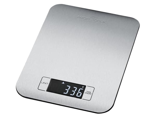 ProfiCook PC-KW 1061 - Kjøkkenvekt - rustfritt stål / svart