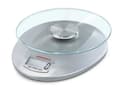 Pikkukuva 2 / 5: Soehnle Roma Silver, Sähkökeittiövaaka, 5 kg, 1 g, Hopea, Lasi, Muovi, Lasi