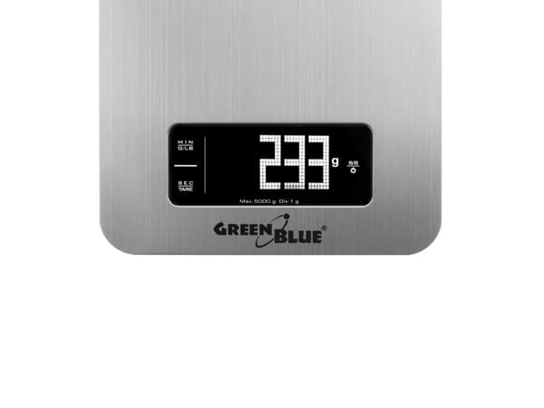 Kjøkkenvekt GreenBlue GreenBlue GB170 Digital kjøkkenvekt med timer min 1g maks 5000g