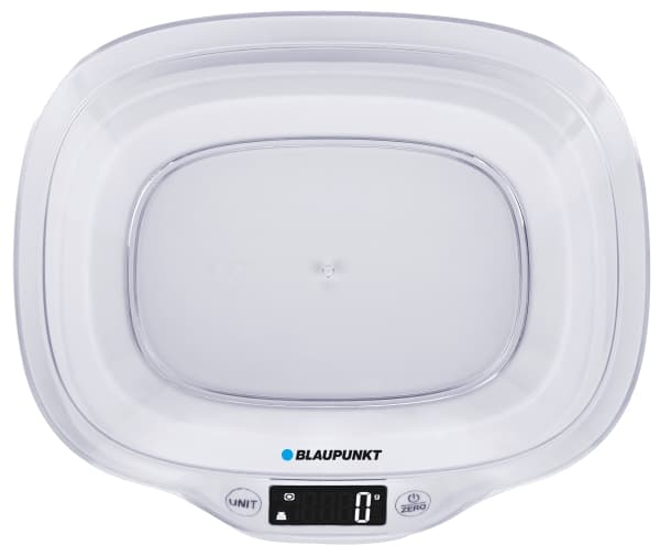 Blaupunkt FKS501, Elektronisk köksvåg, 5 kg, 1 g, Vit, Plast, Rektangel