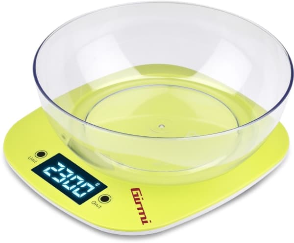 Girmi PS03, Sähkökeittiövaaka, 5 kg, 1 g, Lime, Pöytämalli, Ovaali
