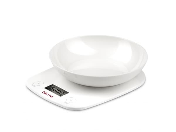 Girmi PS01, Elektronisk köksvåg, 5 kg, 1 g, Röd, Countertop, Rund