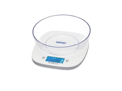 Zelmer ZKS1450, Elektronisk köksvåg, 5 kg, 1 g, Vit, Bänkdiskmaskin, Torg