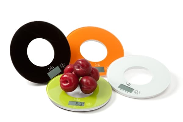 JATA MOD. 722, Elektronisk kjøkkenvekt, 5 kg, 1 g, Flerfarget, Benkeplate, Knapper