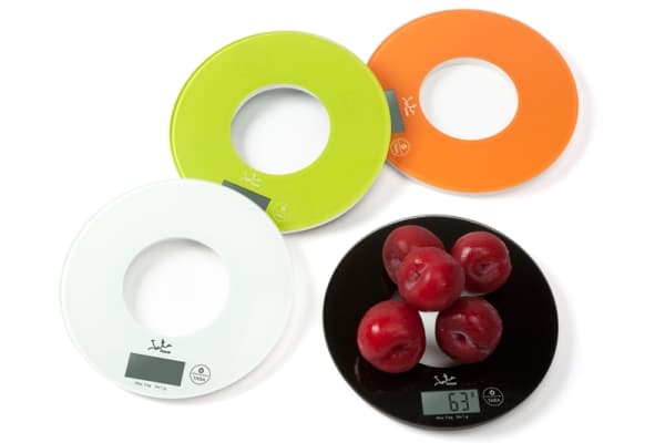 JATA MOD. 722, Elektronisk kjøkkenvekt, 5 kg, 1 g, Flerfarget, Benkeplate, Knapper