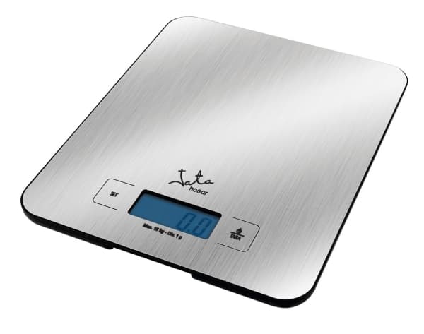 JATA 719, Elektronisk kjøkkenvekt, 15 kg, 1 g, Flerfarget, Rustfritt stål, Rektangel