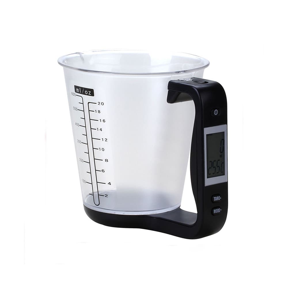 Digital målekanne med temperaturmåling (600 ml)