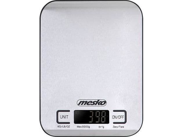 Mesko Kitchen scale MS 3169 black Maximum weight (capacity) 5 kg, Graduation 1 g, Black