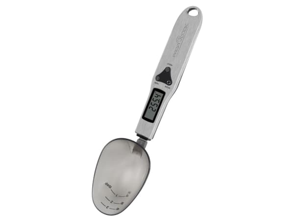 ProfiCook PC-LW 1214, Elektronisk kjøkkenvekt, 0,3 kg, 0,1 g, Rustfritt stål, LCD, AAA