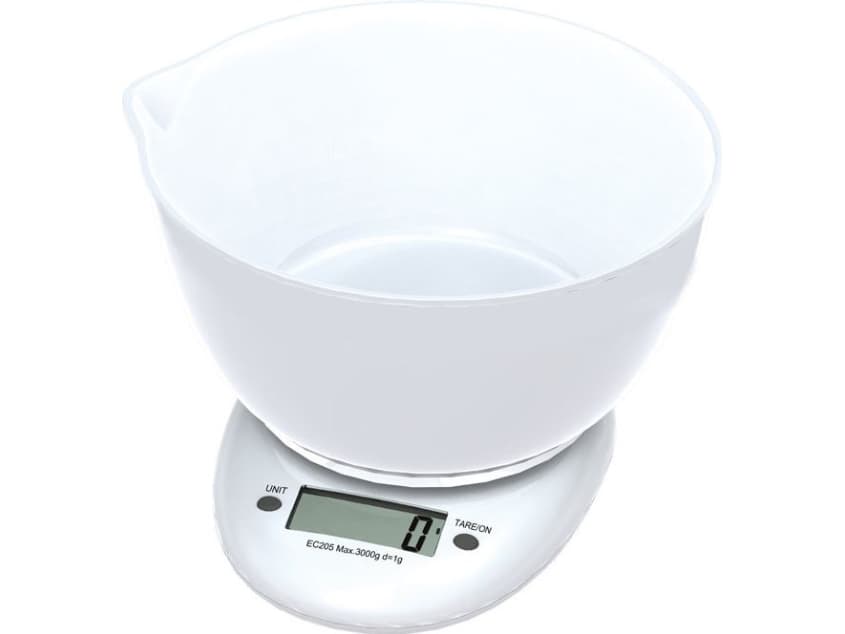 Omega OBSKR kitchen scale Red Countertop Rectangle Electronic kitchen scale