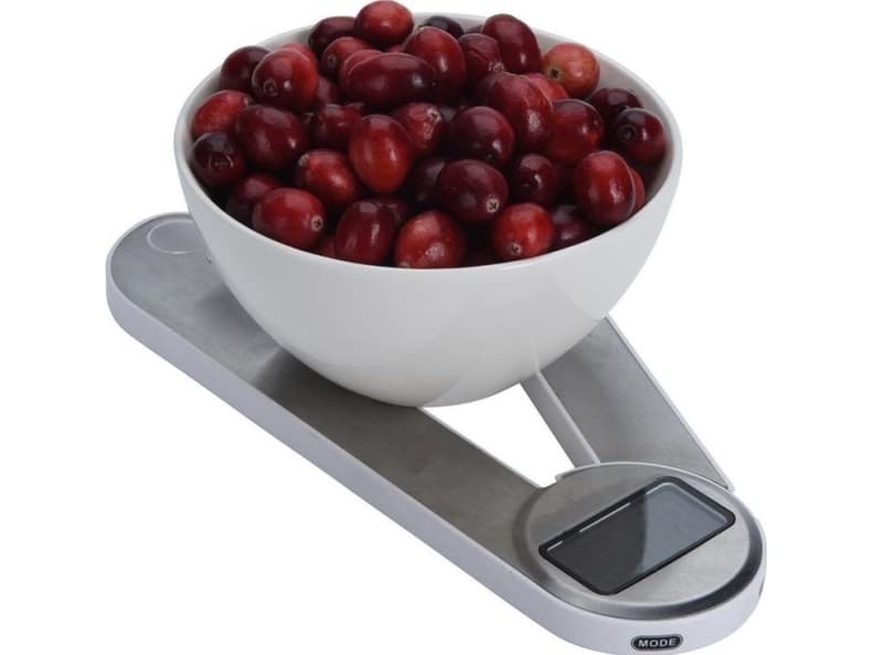 Kitchen scale Excellent Housewares Kitchen scale FOLDING electronic flat 5 kg universal