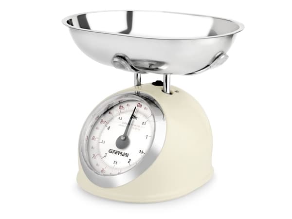 G3 Ferrari Aska, Mekanisk kjøkkenvekt, 5 kg, Beige, Metall, Rund, kg, lb