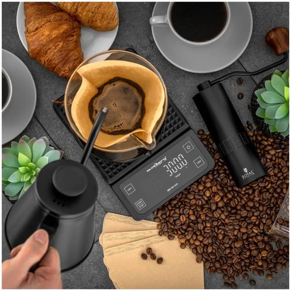 Steinberg Systems Kaffevåg - 3 kg/0,1 g - 15 x 15 cm - LCD