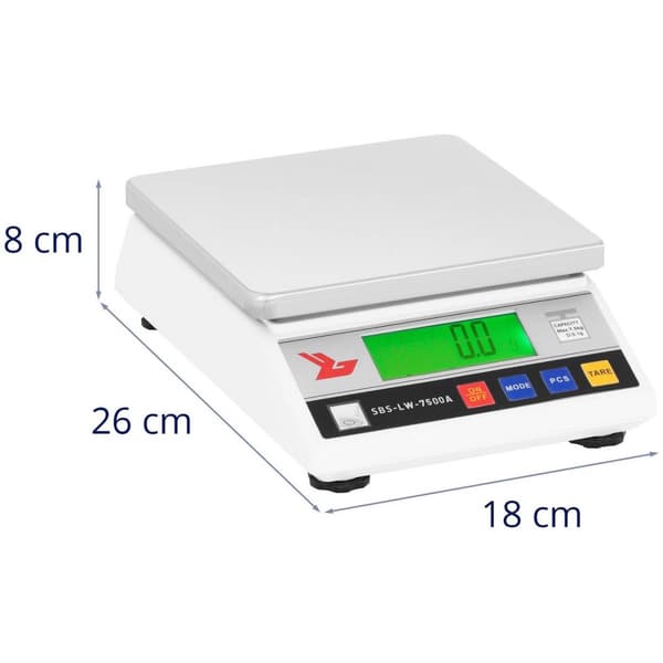 Steinberg Systems Precisionsvåg - 7500 g / 0,1 g