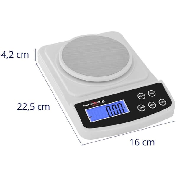 Steinberg Basic Digital precisionsvåg - 500g / 0,01g - Basic