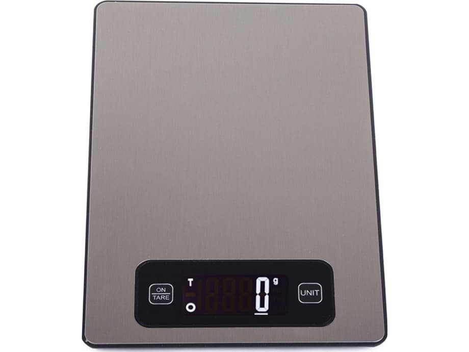 Electronic kitchen scale up to 5 kg inox LCD universal