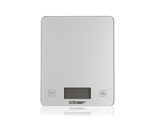 Cloer 6871, Elektronisk köksvåg, 10 kg, 5 g, Vit, Glas, Bänkdiskmaskin