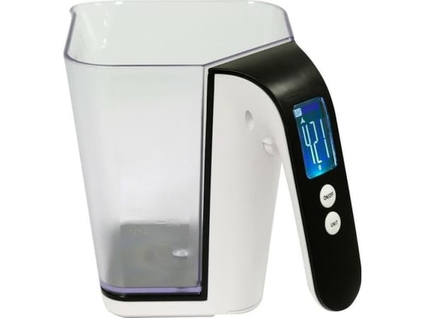 Kitchen scale Lund KITCHEN SCALE WITH 1200ML CONTAINER.