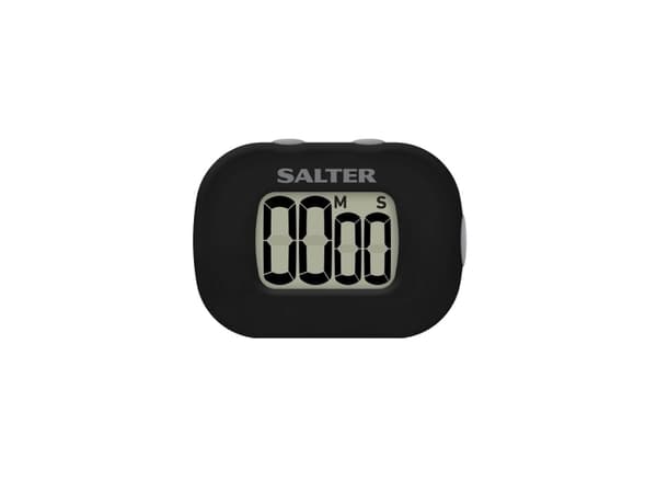 Salter 1008 GSBKXR, Elektronisk kjøkkenvekt, 5 kg, 1 g, Svart, Benkeplate, Knapper