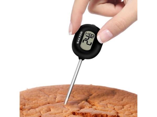 Salter 1008 GSBKXR, Elektronisk kjøkkenvekt, 5 kg, 1 g, Svart, Benkeplate, Knapper