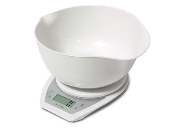 Salter Aquatronic 1024 WHDR14 - Kjøkkenvekt - 2 liter - trådløs - hvit