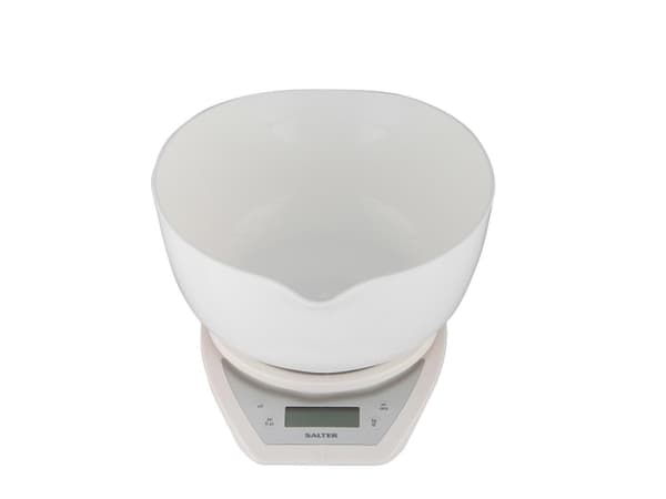 Salter Aquatronic 1024 WHDR14 - Kjøkkenvekt - 2 liter - trådløs - hvit