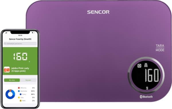 Keittiövaaka Sencor SKS 7073VT Bluetoothilla