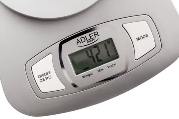 Adler AD 3137s hopea työtaso Elektroninen keittiövaaka