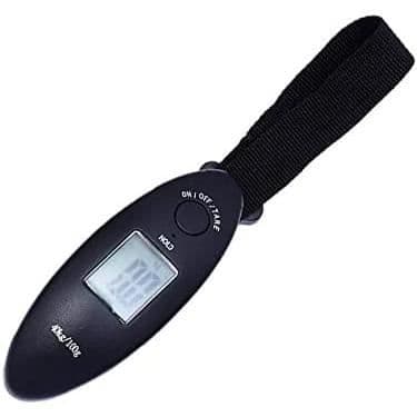 Digital bagagevåg 40 kg-100 g för resväska, resväska, hängvåg, minifickavåg (färg: svart)[184]