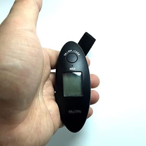 Digital LCD 40 kg 100 g Bagagevåg Elektronisk våg Resebälte Bagage Resväska Väska Hängvåg Vikt P[459]