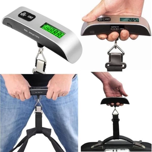 Bagagevåg Rameng Digital elektronisk bagagevåg Bärbar resevåg Max 50Kg-110Lb 142693