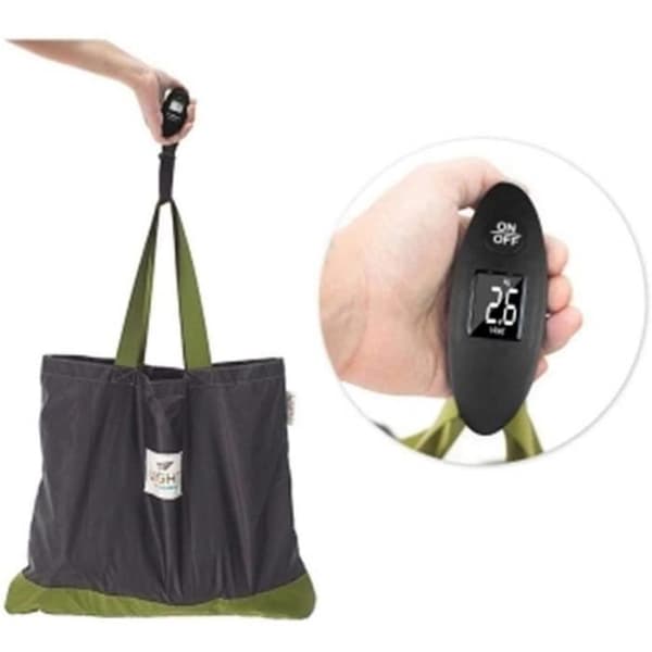 Bagagevåg 40 kg - 100 g Digital elektronisk bagagevåg LCD Bärbar resväska Väska Hängvåg Po 142821