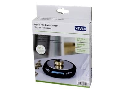 Xavax Jewel - Kjøkkenvekt - svart
