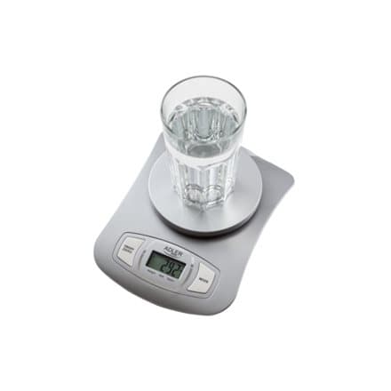 Adler AD 3137s Silver Countertop Electronic kitchen scale