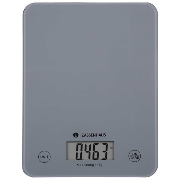 Zassenhaus 73485 Keittiövaaka Harmaa One Size / EU Plug