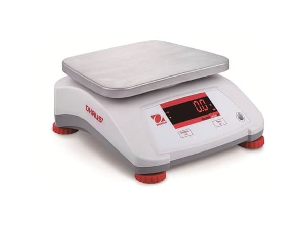 Kjøkkenvekt VALOR 2000 kontrollvekt kjøkken vanntett strømforsyning IP68 LED 6Kg / 1g - OHAUS V22PWE6T