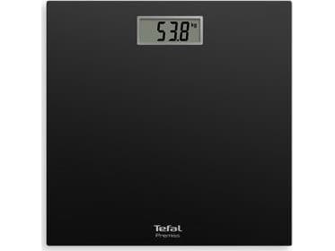 Tefal PP140, Sähkökäyttöinen henkilövaaka, 150 kg, 100 g, Musta, kg, lb, ST, Neliö