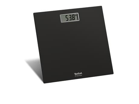 Tefal PP140, Sähkökäyttöinen henkilövaaka, 150 kg, 100 g, Musta, kg, lb, ST, Neliö