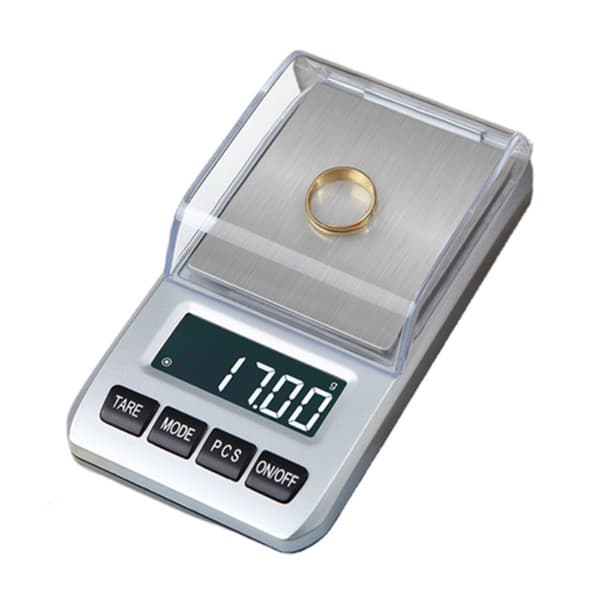 Liten skala digital skala rustfritt stål veier 0,01 gram opp til 500 gram