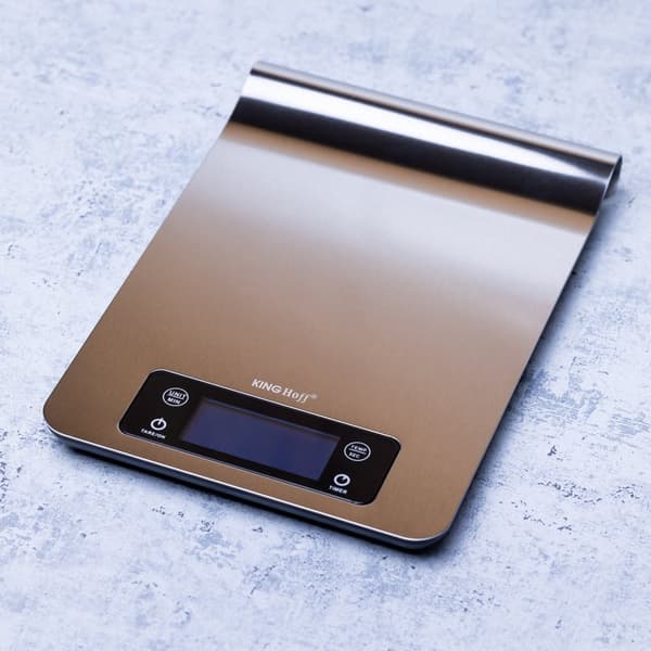 Køkkenvægt, sølvfarvet, 5 KG KINGHoff
