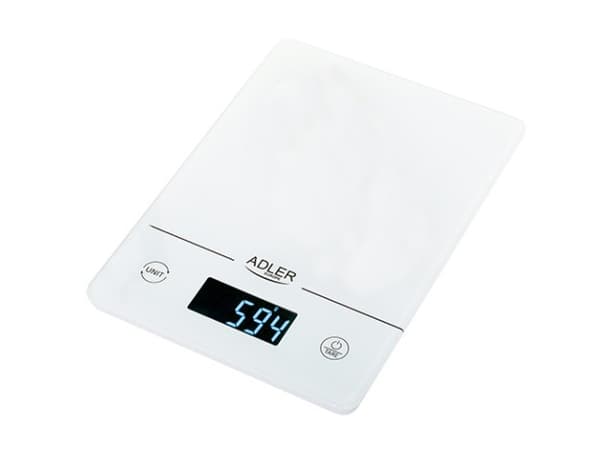 Adler | Köksvåg | AD 3170 | Maxvikt (kapacitet) 15 kg | Examen 1g | Displaytyp LCD | Vit