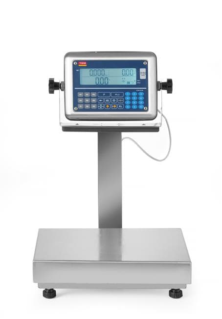 LCD platformsvægt med bom og verifikation, 60 kg 342x386x(H)499
