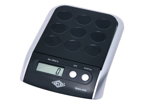Wedo OPTIMO 5000, Elektronisk kjøkkenvekt, 5 kg, 1 g, Sort, ABS syntetisk, Knapper