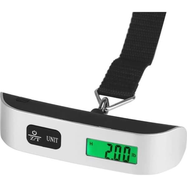 50 g - 50 kg bagagevåg Digital och bärbar resväska elektronisk våg med temperaturdisplay