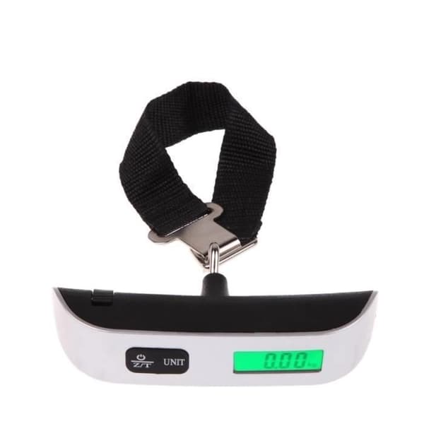 Elektronisk bagagevåg - Ej specificerad - Max 50 KG - Bakgrundsbelyst LCD-skärm - Tarafunktion - Bärbar