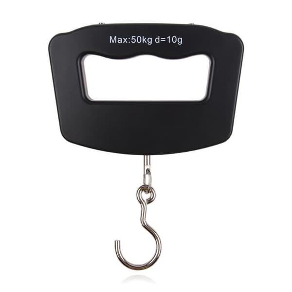 Bagagevåg - Bärbar - 10g/50kg - LCD-skärm - Lätt - Noggrann