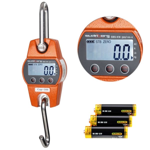 Kommersiell jaktkrokvåg för jägare SBS-KW-300/100-O LCD upp till 300kg